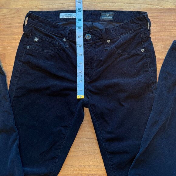 AG‎ Adriano Goldschmied The Legging Super Skinny Pants Black Courdoroy Size 26R - Picture 3 of 8